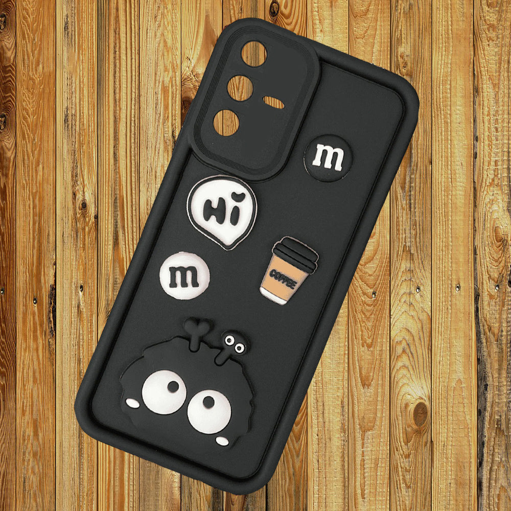 [FREE SHIPPING] 3D Briquette m&m icons Liquid silicon Case for Vivo V23