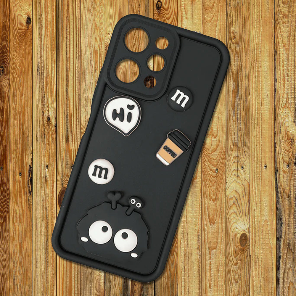 [FREE SHIPPING] 3D Briquette m&m icons Liquid silicon Case for Redmi 12