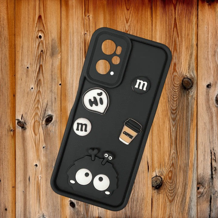 [FREE SHIPPING] 3D Briquette m&m icons Liquid silicon Case for Oppo A96