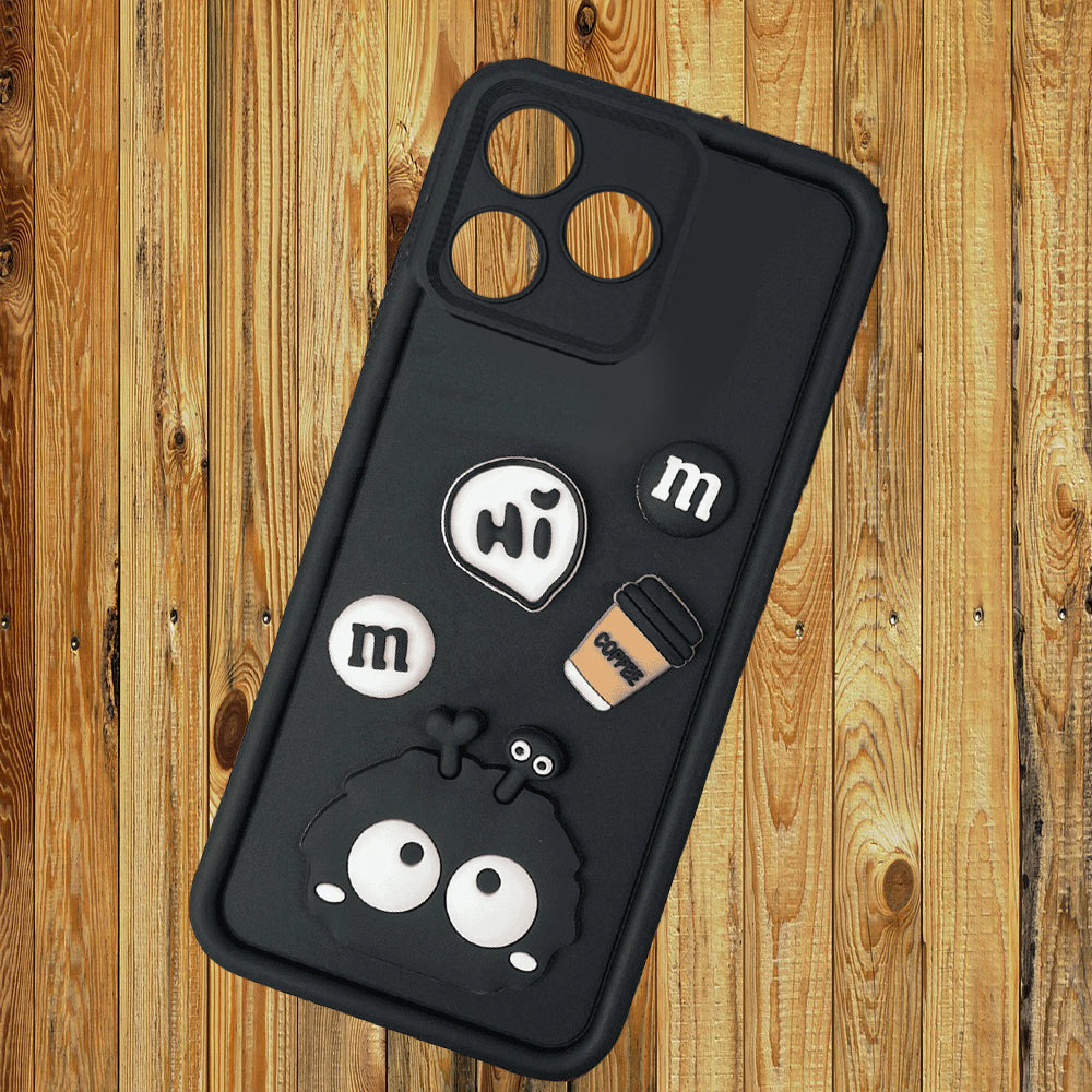 [FREE SHIPPING] 3D Briquette m&m icons Liquid silicon Case for Vivo V30e