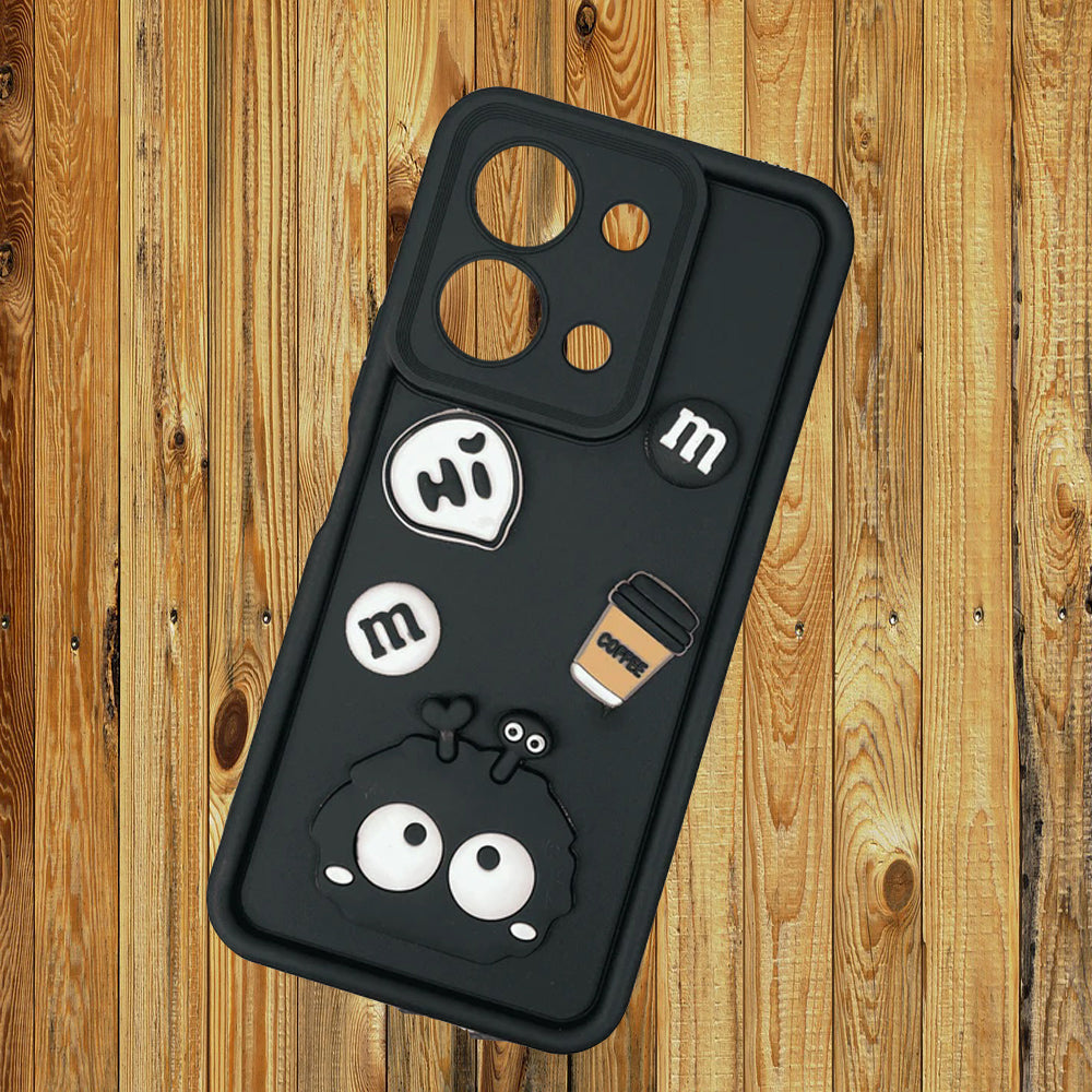 [FREE SHIPPING] 3D Briquette m&m icons Liquid silicon Case for Vivo Y28 4G