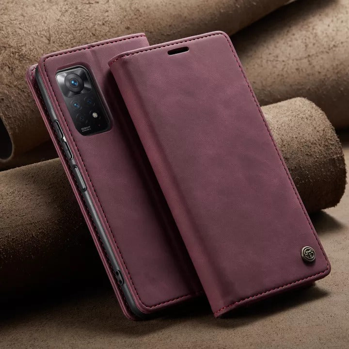 Caseme Retro Leather Flip Case For Xiaomi Redmi Models