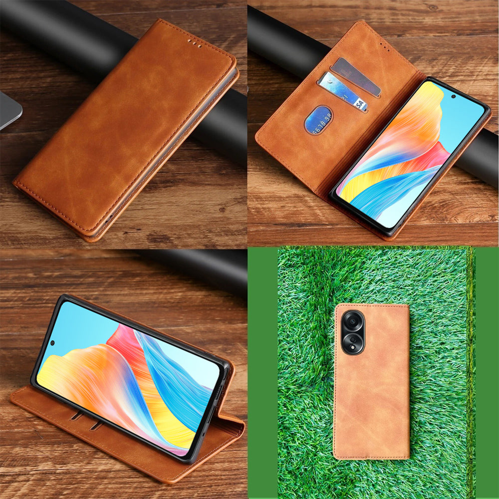 [FREE SHIPPING] Luxury Smooth Leather Case For Samsung A51