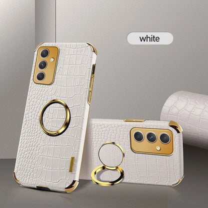 [FREE SHIPPING] Crocodile Pattern Leather Case For Samsung A55