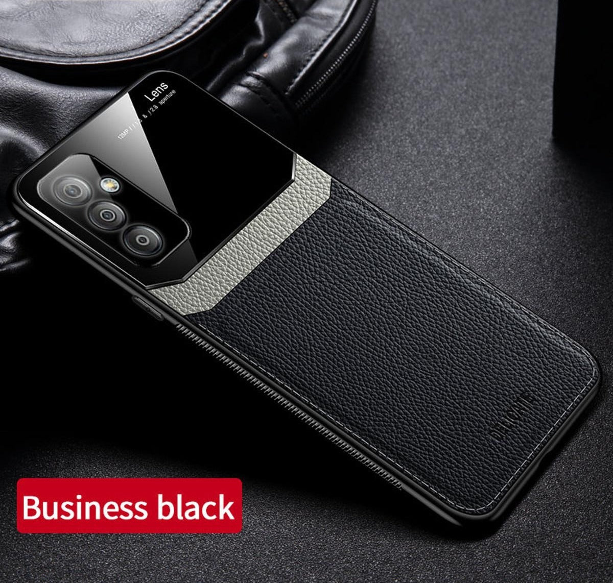 [ FREE SHIPPING] Luxury Slim Leather Case Lens Shockproof BackCover For Samsung A24