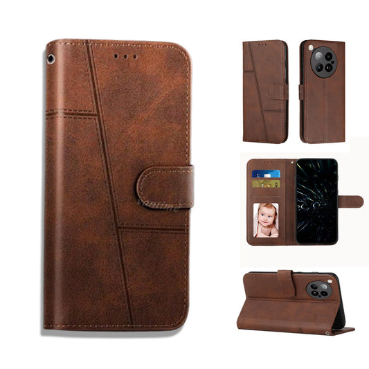 Phone Case compatible for Infinix Zero 40- PU Leather Case - Card Slot Design