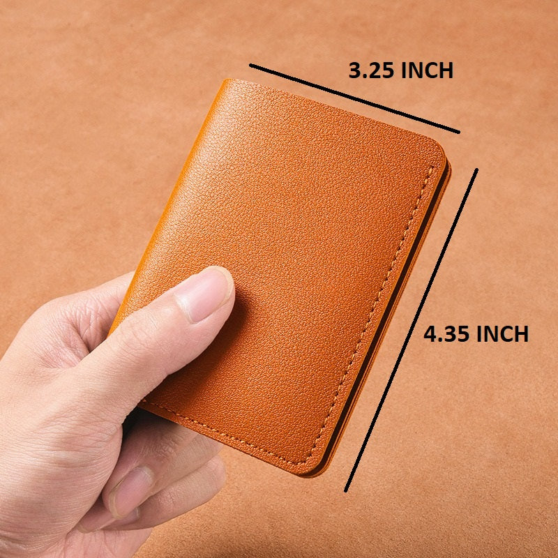 [FREE SHIPPING] Light And Thin Card Bag With Two Fold Buckle Small Wallet