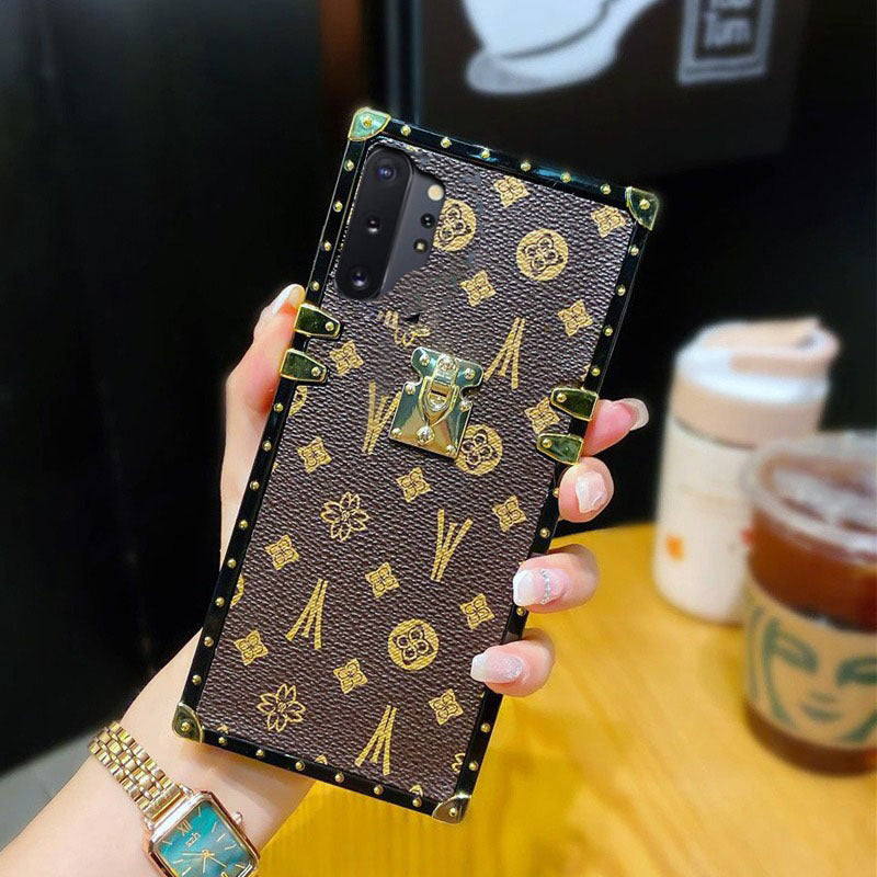 [ FREE SHIPPING] LV MONOGRAM CANVAS SQUARE TRUNK DESIGN CASE FOR SAMSUNG NOTE 10 PLUS