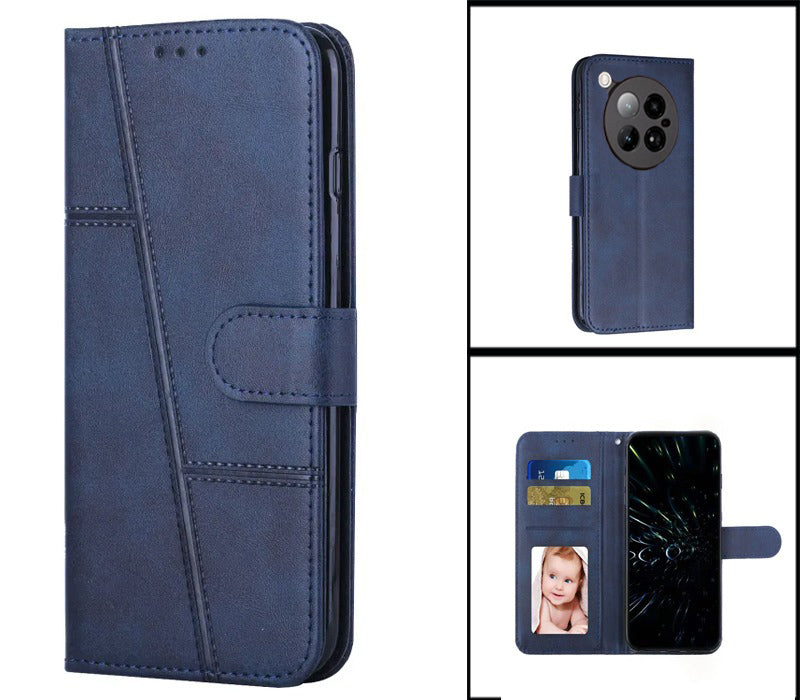 Phone Case compatible for Infinix Zero 40- PU Leather Case - Card Slot Design