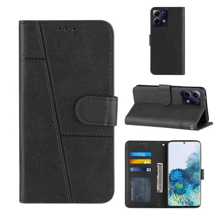 RETRO BOOKLET PU LEATHER WALLET CASE FOR INFINIX Models