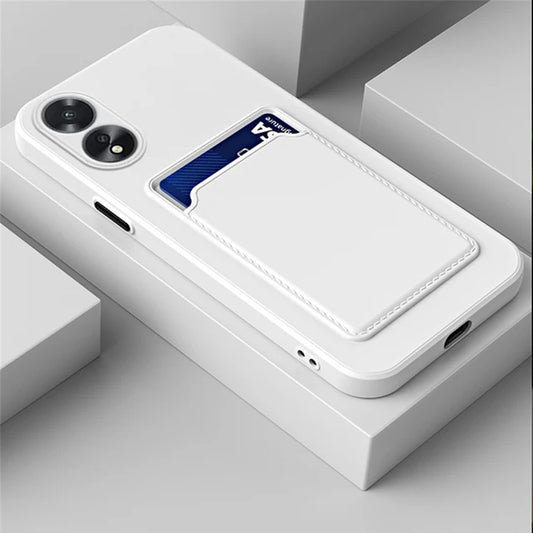 Card Slot Shockproof Case Compatible For Oppo A38