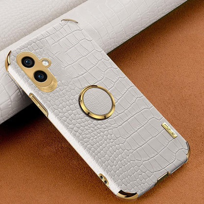 [ FREE SHIPPING] CROCODILE PATTERN LEATHER CASE FOR SAMSUNG A06