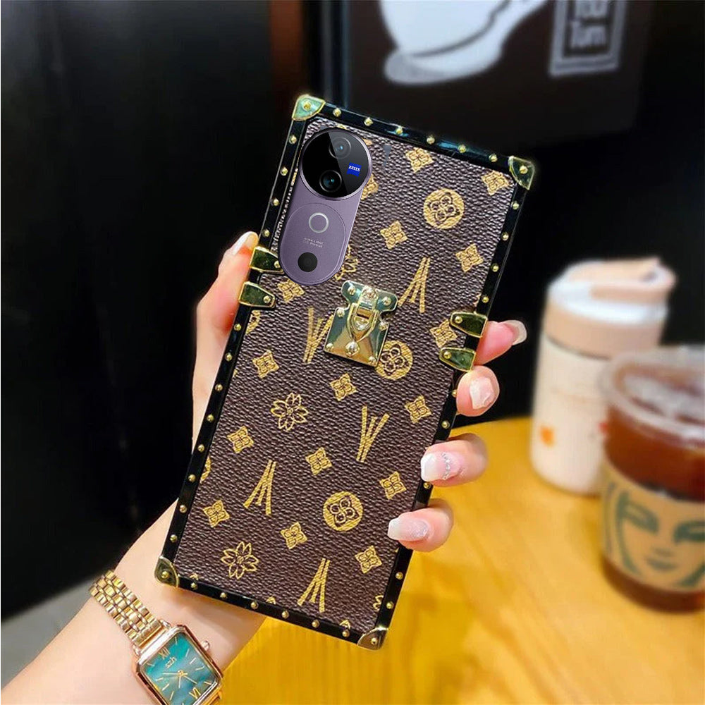 [FREE SHIPPING] [ FREE SHIPPING] LV MONOGRAM CANVAS SQUARE TRUNK DESIGN CASE FOR VIVO  V40