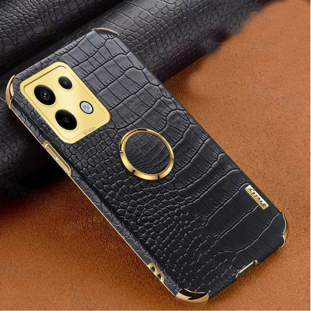 [ FREE SHIPPING] Crocodile Pattern Leather Case For Redmi Note 13 Pro