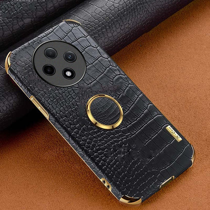 [ FREE SHIPPING] Crocodile Pattern Leather Case For Oppo Reno 12F