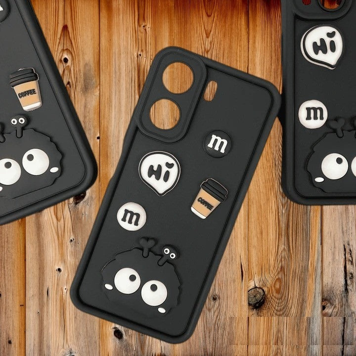 [FREE SHIPPING] 3D Briquette m&m icons Liquid silicon Case for Redmi 13C