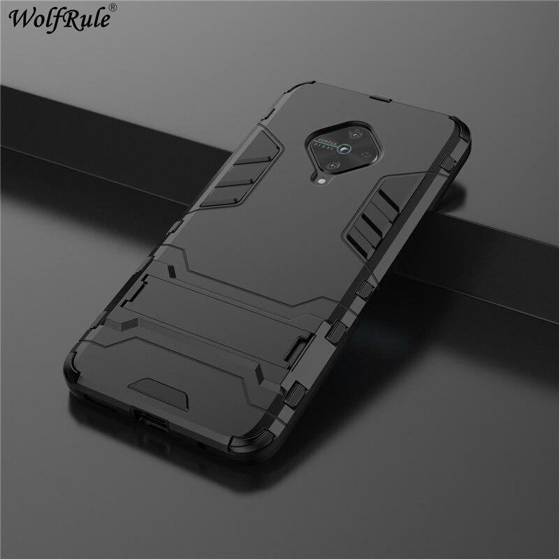 [FREE SHIPPING] Armor Shockproof Full Protection Case For Vivo Y 51 - Black