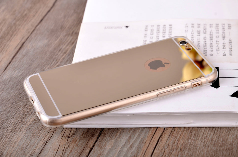 [FREE SHIPPING] Gold Plated Silicon Case For IPhone 7/ Iphone 8 - Gold