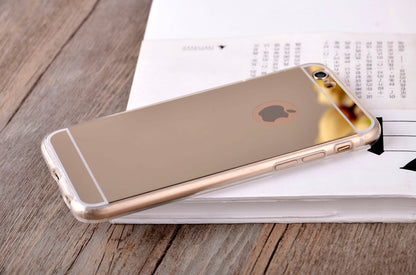 [FREE SHIPPING] Gold Plated Silicon Case For IPhone 7/ Iphone 8 - Gold