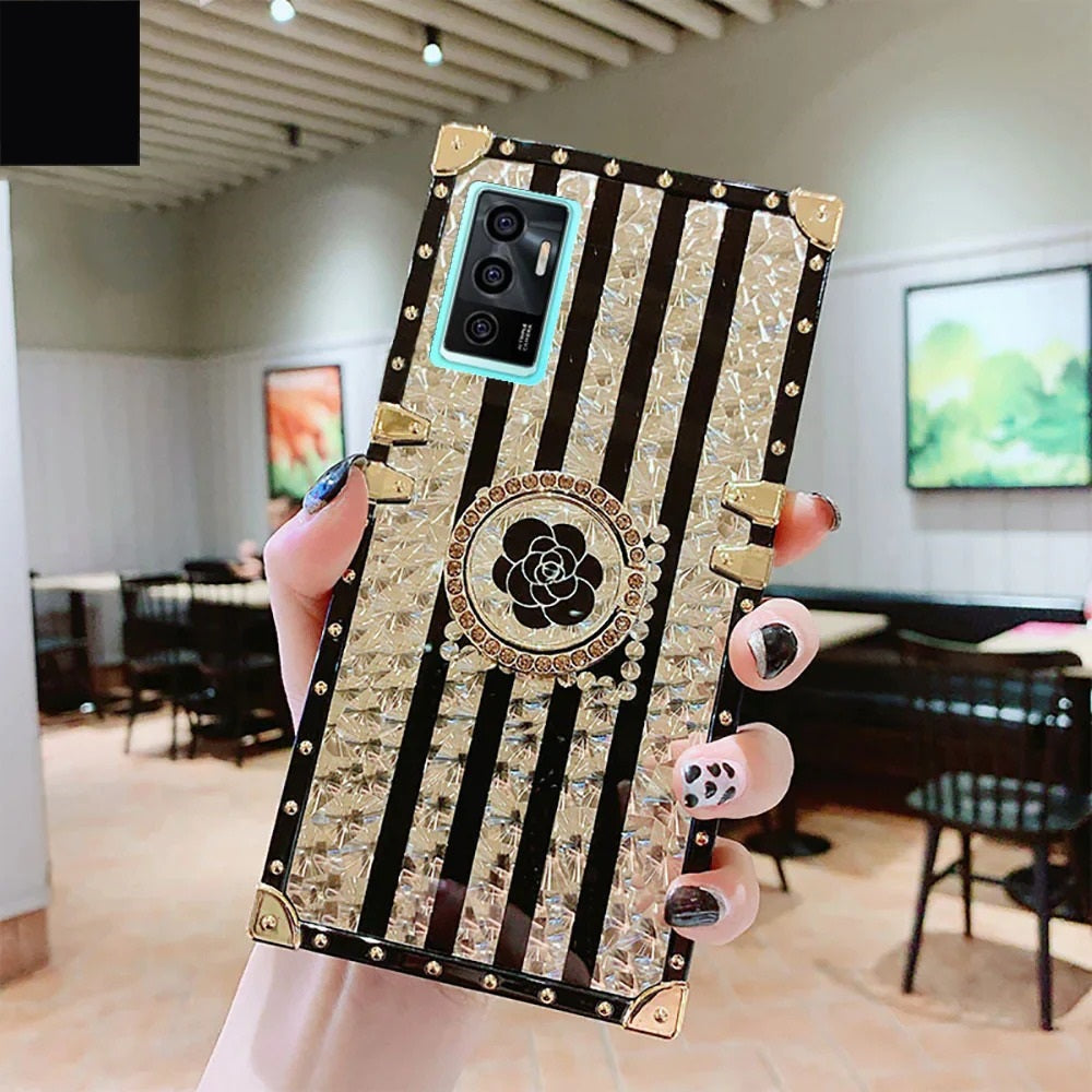 [ FREE SHIPPING] DIAMOND FASHION CASE WITH RING HOLDER FOR VIVO V23E