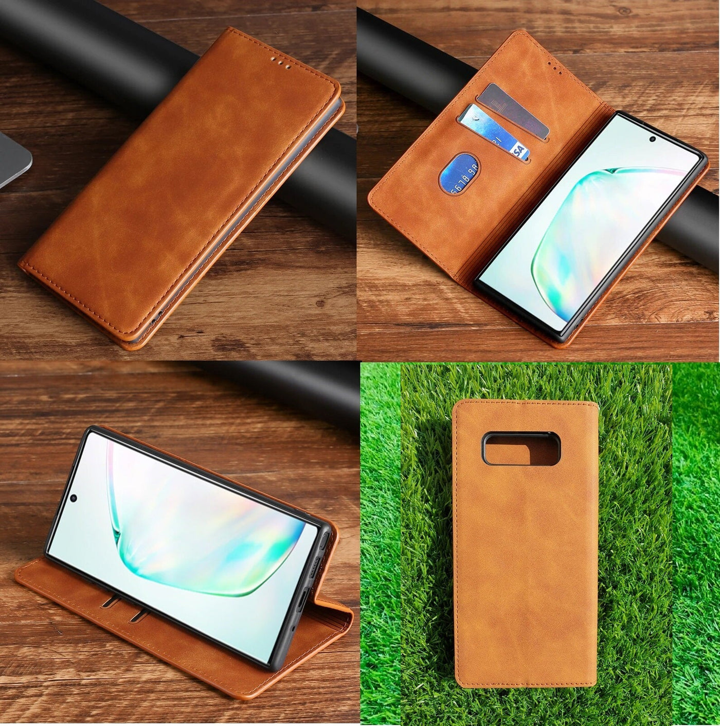 [FREE SHIPPING] Luxury Retro Stand Flip Leather Case For Samsung Note 8