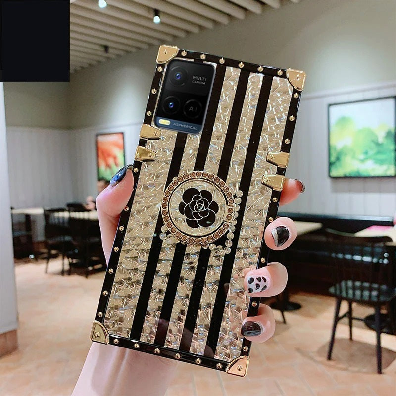 [ FREE SHIPPING] DIAMOND FASHION CASE WITH RING HOLDER FOR VIVO Y21