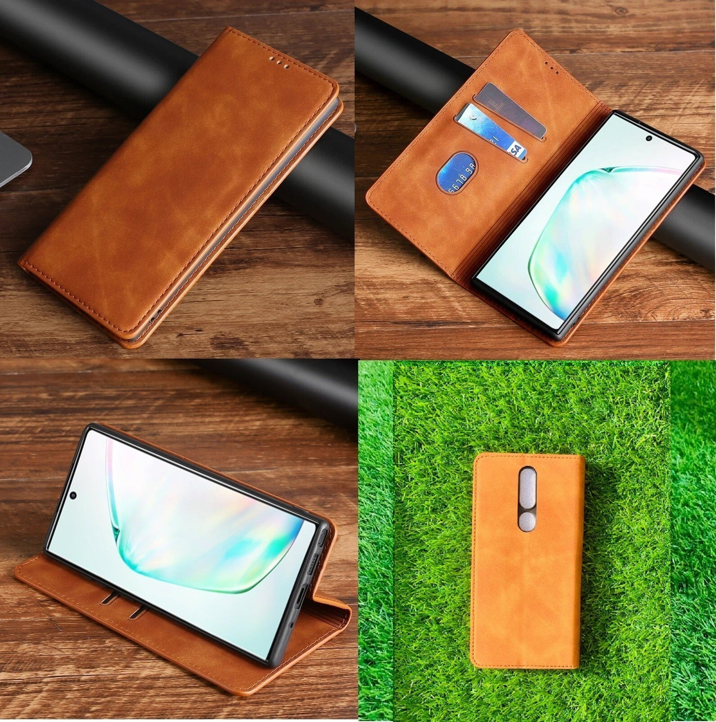 [FREE SHIPPING] Luxury Retro Stand Flip Leather Case For Oppo F11 Pro
