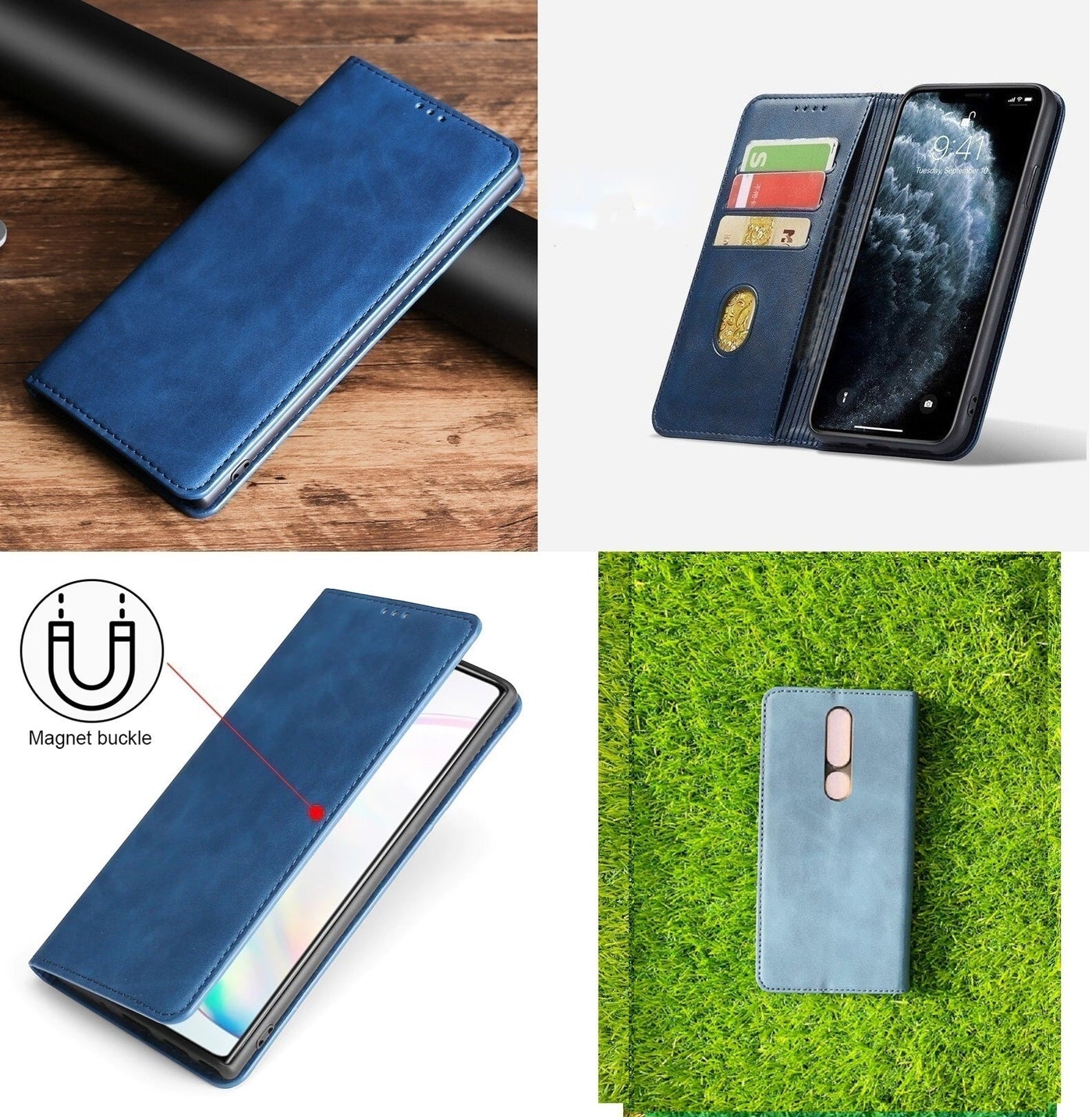 [FREE SHIPPING] Luxury Retro Stand Flip Leather Case For Oppo F11 Pro