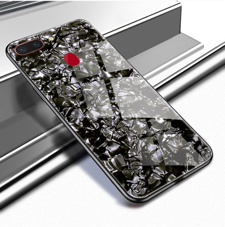 [FREE SHIPPING] Crystal Graphite Case for Oppo F7  - Black.