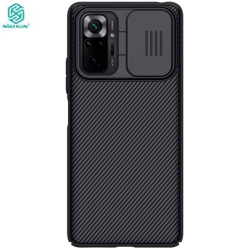 [FREE SHIPPING] Nillkin CamShield PC Casing For Xiaomi Redmi Note 10 / Note 10s Slide Camera Protect Privacy Back Cover Phone Case for Redmi Note 10 / Note 10s - Black