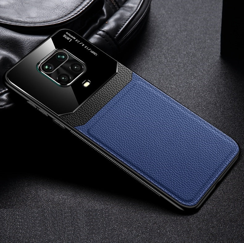 [FREE SHIPPING] Luxury Slim Leather Case Lens Shockproof BackCover for Redmi Note 9s