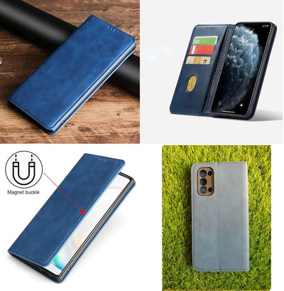 [FREE SHIPPING] Luxury Retro Stand Flip Leather Case For Oppo Reno 5