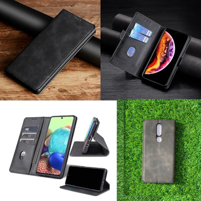 [FREE SHIPPING] Luxury Retro Stand Flip Leather Case For Oppo F11 Pro