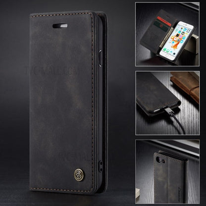 [ FREE SHIPPING] CaseMe Retro Leather Case For Iphone Iphone 6 Plus/ 6s Plus Book Style Flip Wallet Magnetic Cover Card Slots Case For Iphone 6 Plus/ 6s Plus