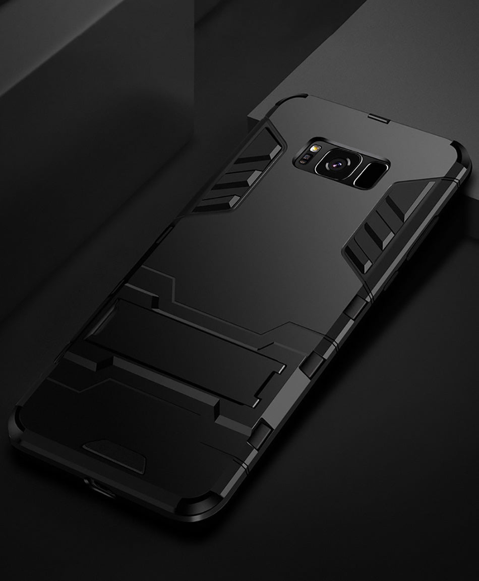 [FREE SHIPPING] Armor Shockproof Full Protection Case For Samsung Galaxy Note 8 - Black.