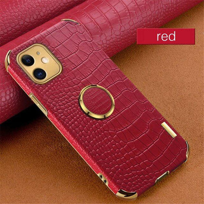 Iphone 11 Crocodile Pattern Leather mobile cover - Clair.pk