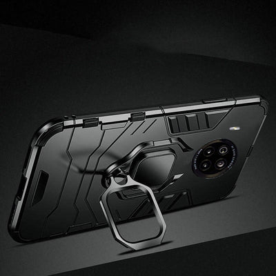 [FREE SHIPPING] Armor Shockproof (With Ring Holder) Full Protection Case For Huawei Y9a - Black