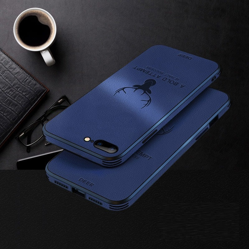 [ FREE SHIPPING] High Quality Luxury Camera Protection Shockproof PU Leather Phone Case For iPhone 7 Plus /8 Plus