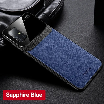 [FREE SHIPPING] Luxury Smooth Leather Case For Samsung A51