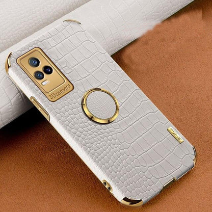 [ FREE SHIPPING] CROCODILE PATTERN LEATHER CASE FOR VIVO Y73