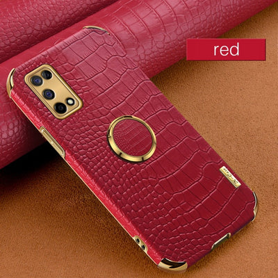 [ FREE SHIPPING] Crocodile Pattern Leather Case For Oppo Reno 5