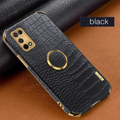 [ FREE SHIPPING] Crocodile Pattern Leather Case For Oppo Reno 5