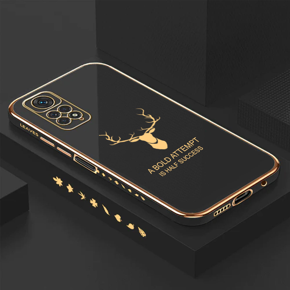 [ FREE SHIPPING] Luxury 6D Plating Case For Redmi Note 11 Pro Markhor Platting Back Cover Soft Silicone Square Phone Cases