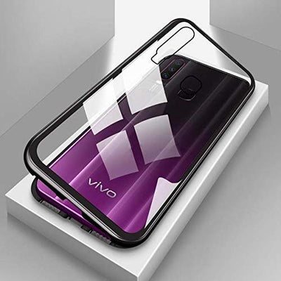 [FREE SHIPPING] Strong Magnetic Full Protection Case For Vivo Y17 - Black