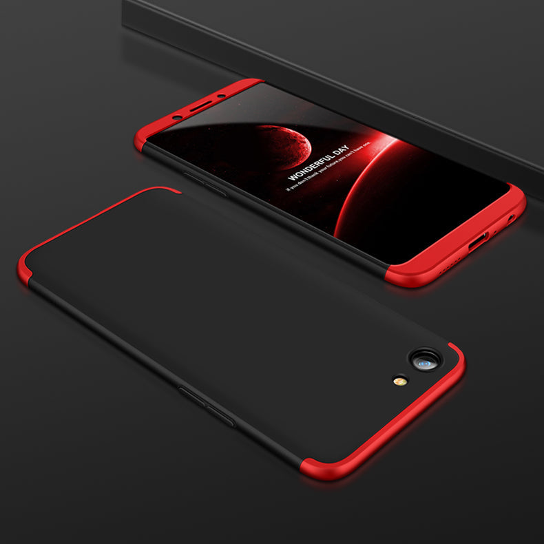 [FREE SHIPPING] Gkk 3in1 Full Protection Case For Oppo A83 - Red & Black