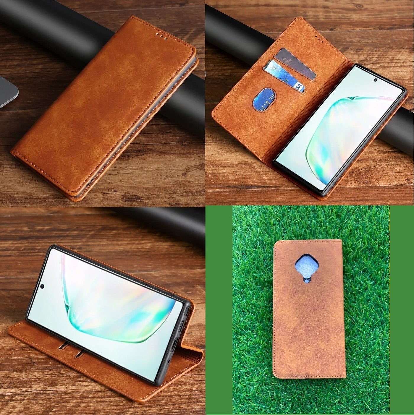 [FREE SHIPPING] Luxury Retro Stand Flip Leather Case For Vivo S1 Pro/Y51