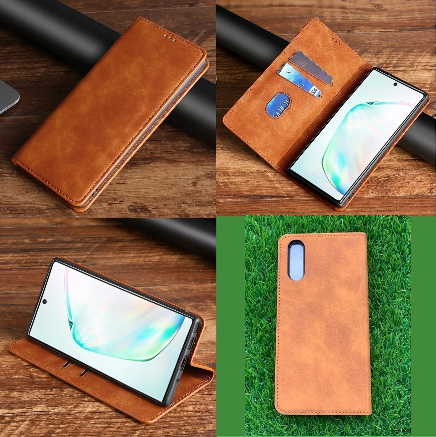 [FREE SHIPPING] Luxury Retro Stand Flip Leather Case For Vivo S1