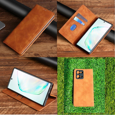 [FREE SHIPPING] Luxury Retro Stand Flip Leather Case For Oppo F21 Pro