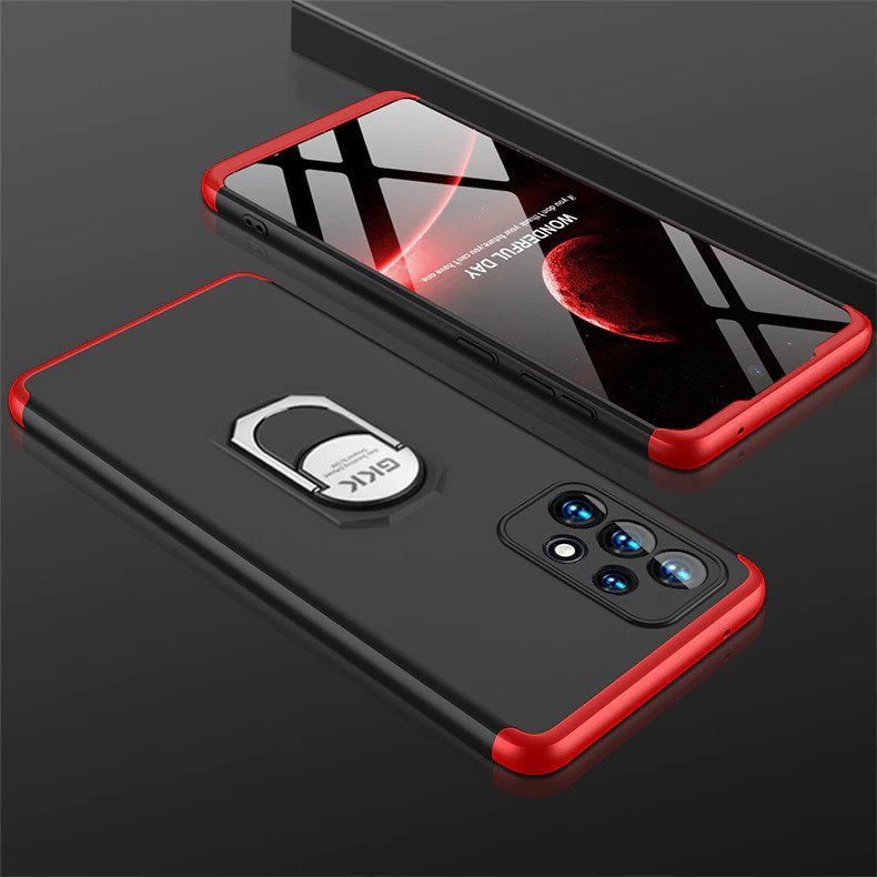 Galaxy Note 9 4gredmi Note 9 Pro Shockproof Case With Ring Holder &  Magnetic Cover
