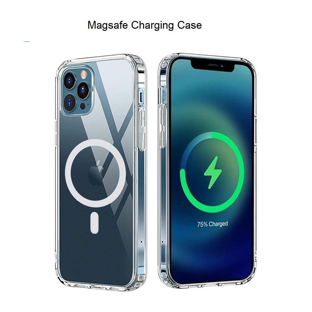 [ FREE SHIPPING]  For Magsafe Magnetic Wireless Charging Case For iPhone 13 Pro - Clear